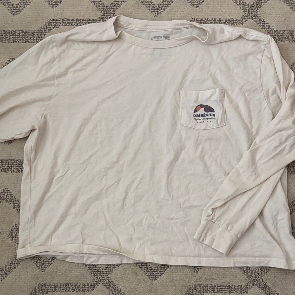 Patagonia Off-White Cotton Tee